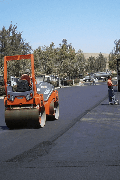 Commercial paving project